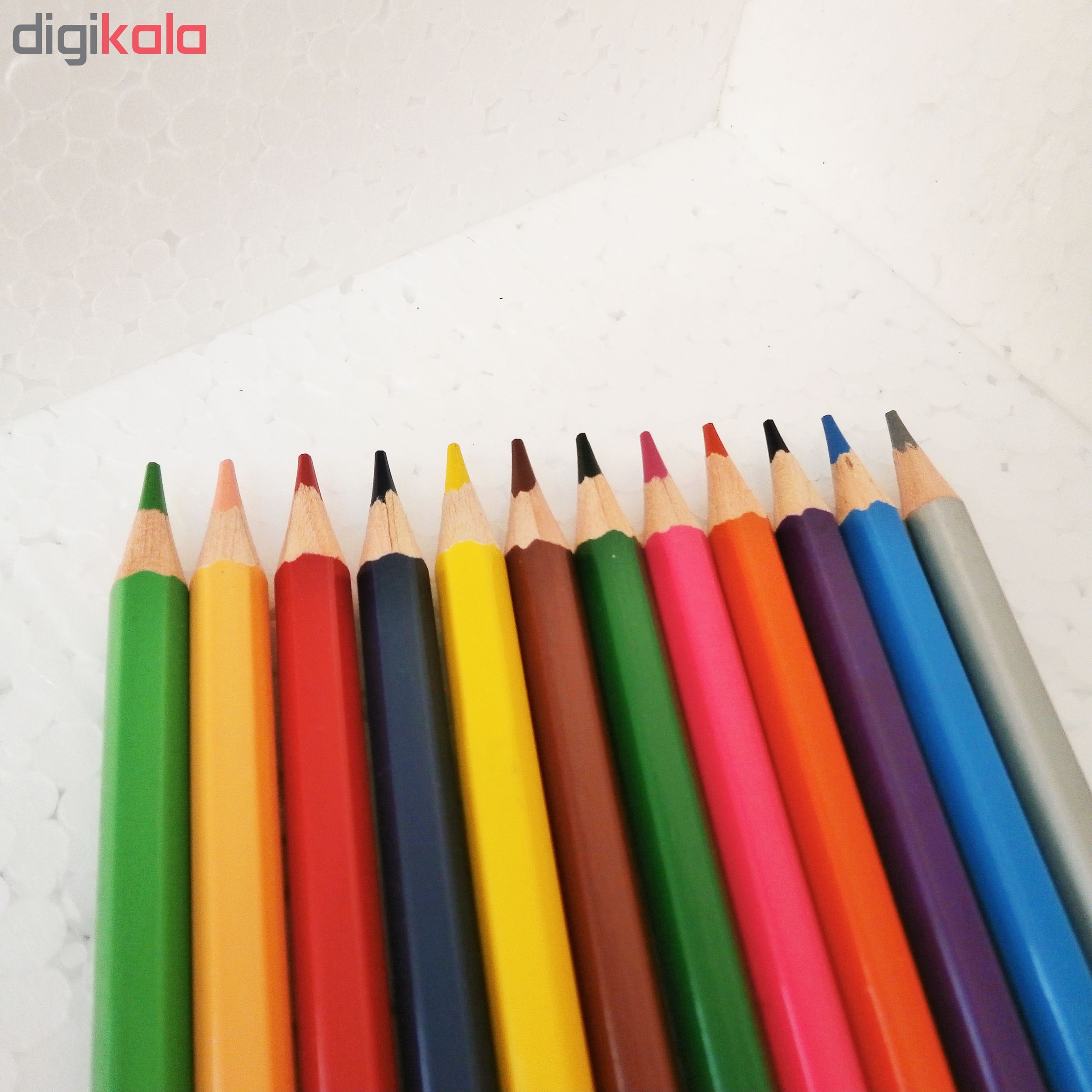 مداد رنگی 12 رنگ لوله ای سی.کلاس کد P-0000