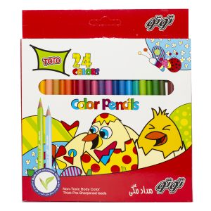 مداد رنگی 24 رنگ توتو کد 3112